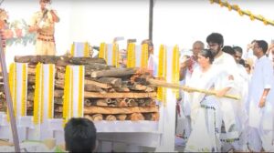 Zubeen Cremated With State Honours; Massive Traffic Jam at Kamarkuchi as Thousands Gather to Bid Farewell